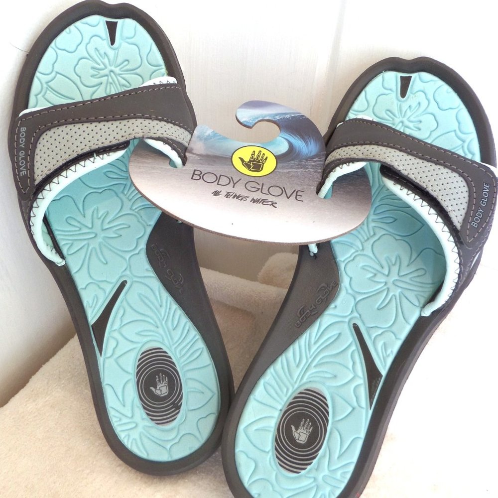 10 Body Glove Prima Slide Glacier Mint Green Gray